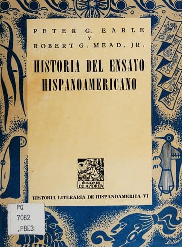 Portada de Historia del ensayo hispanoamericano