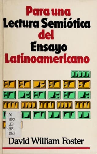 Portada de Para una lectura semiótica del ensayo latinoamericano