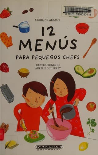 Portada de 12 menús para pequeños chefs