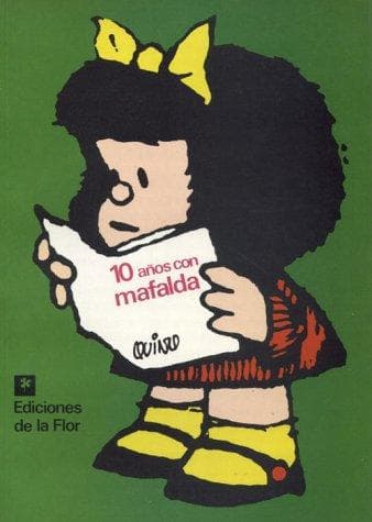 Portada de 10 años con Mafalda