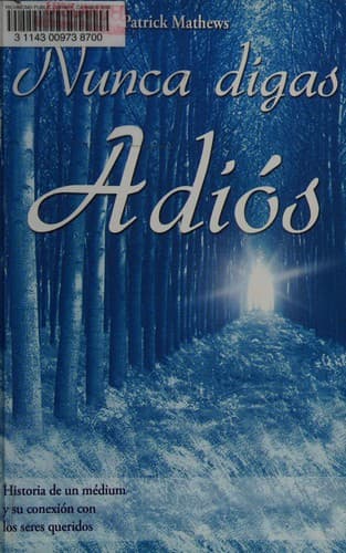 Portada de Nunca digas adiós