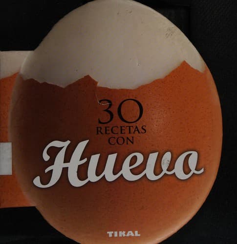 Portada de 30 recetas  con huevo