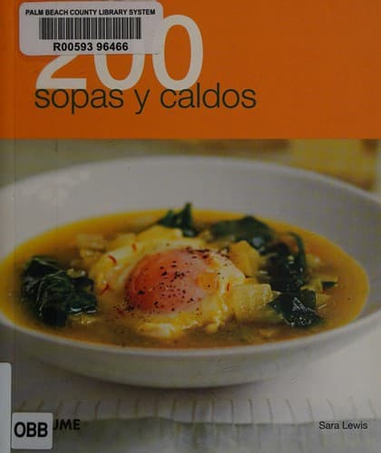 Portada de 200 sopas y caldos