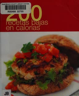 Portada de 200 recetas bajas en calorías