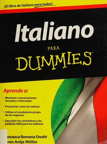 Portada de Italiano para Dummies