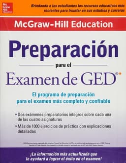 Portada de McGraw-Hill Education preparación para el examen de GED