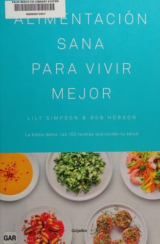 Portada de Alimentación sana para vivir mejor