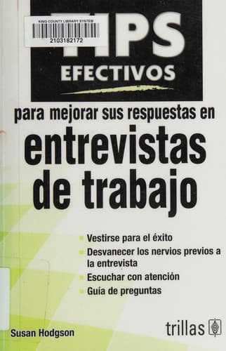 Portada de Tips efectivos para mejorar sus respuestas en entrevistas de trabajo