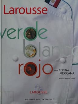 Portada de Verde, blanco, rojo en la cocina mexicana