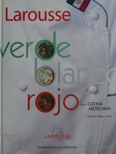 Portada de Verde, blanco, rojo en la cocina mexicana