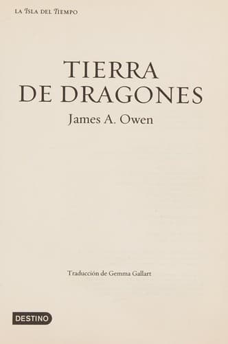 Portada de Tierra de dragones