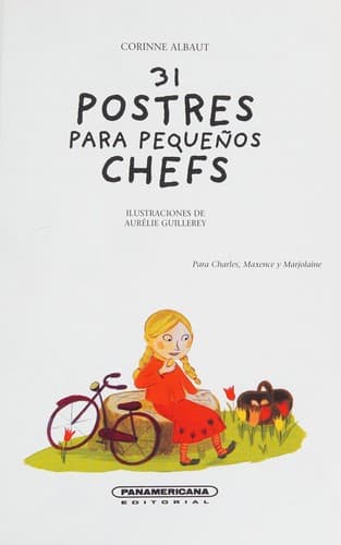 Portada de 31 postres para pequeños chefs