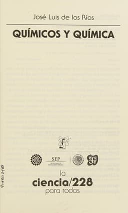 Portada de Químicos y química