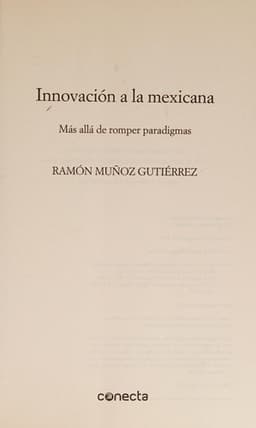 Portada de Innovación a la Mexicana