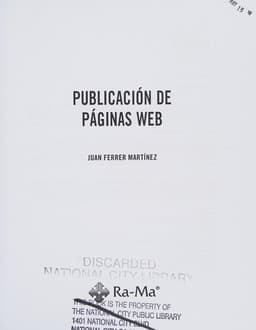 Portada de Publicación de páginas web