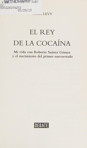 Portada de El rey de la cocaína