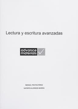 Portada de Lectura y Escritura Avanzadas