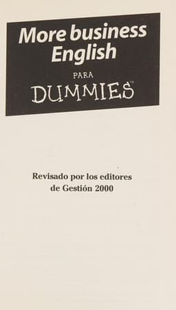 Portada de More business English para dummies