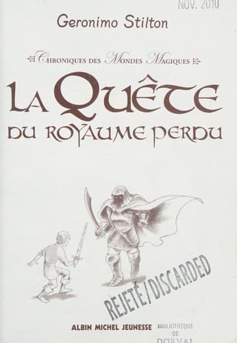 Portada de El reino perdido