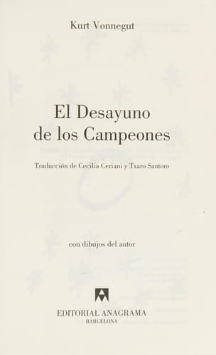 Portada de El Desayuno de Los Campeones