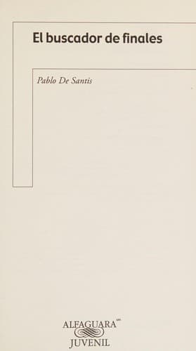 Portada de El buscador de finales