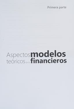 Portada de Modelos financieros con Excel