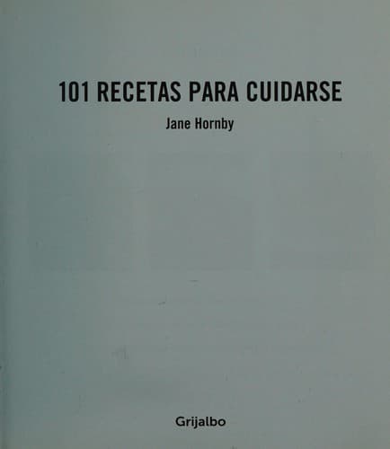 Portada de 101 recetas para cuidarse