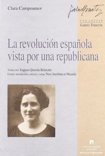 Portada de La revolución española vista por una republicana