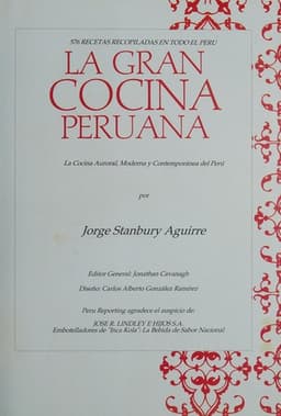 Portada de La gran cocina peruana