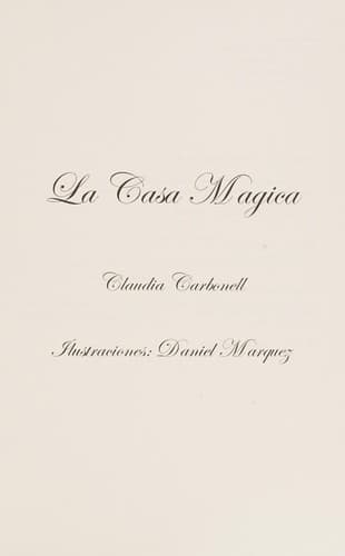 Portada de La casa magica