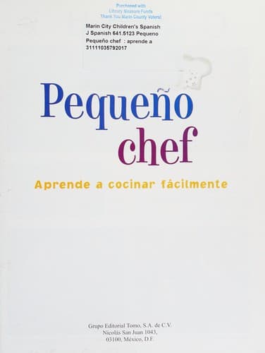 Portada de Pequeño chef