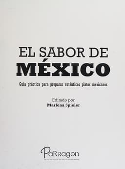 Portada de El sabor de México