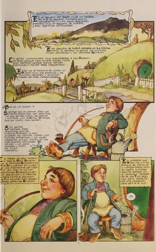 Portada de El hobbit