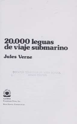 Portada de 20.000 leguas de viaje submarino