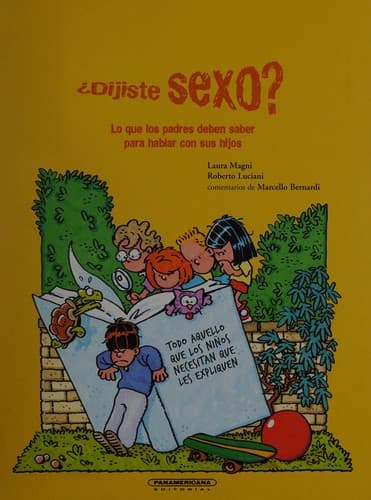 Portada de ¿Dijiste sexo?