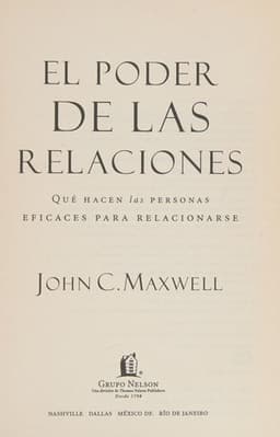 Portada de El poder de las relaciones