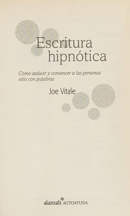 Portada de Escritura hipnótica