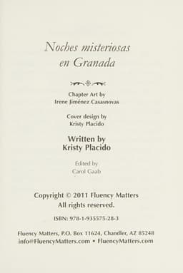 Portada de Noches misteriosas en Granada