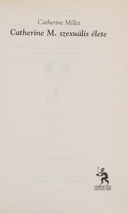 Portada de La vie sexuelle de Catherine M.