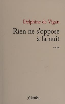 Portada de Rien ne s'oppose à la nuit