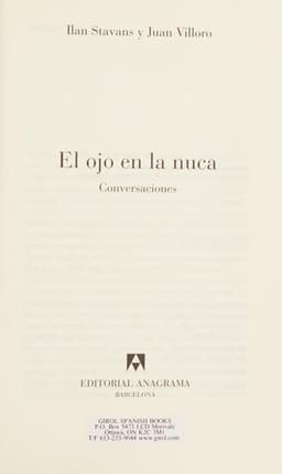 Portada de El ojo en la nuca
