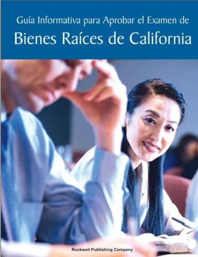 Portada de Guía informativa para aprobar el examen de bienes raíces de California