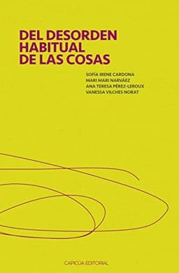 Portada de Del desorden habitual de las cosas