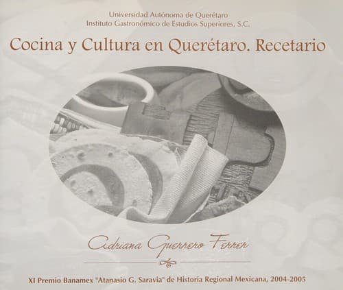 Portada de Cocina y cultura en Querétaro