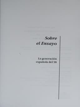Portada de Sobre el ensayo