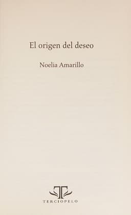Portada de El origen del deseo
