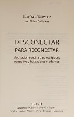 Portada de Desconectar para Reconectar