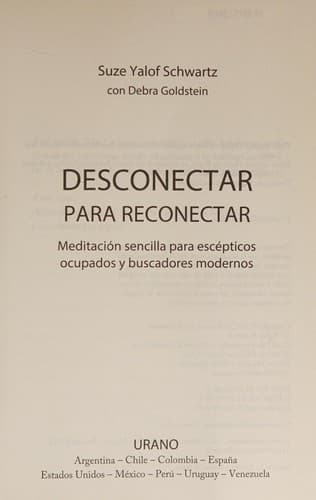 Portada de Desconectar para Reconectar