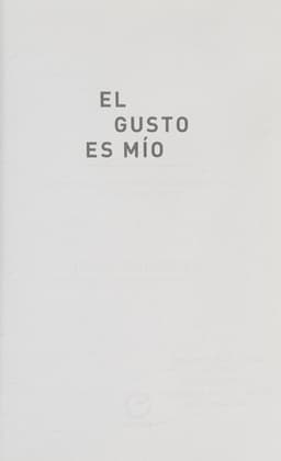 Portada de Gusto es Mío