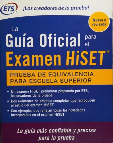 Portada de Guia Oficial Del Examen HiSET